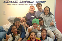Auckland Language Centre の生徒達